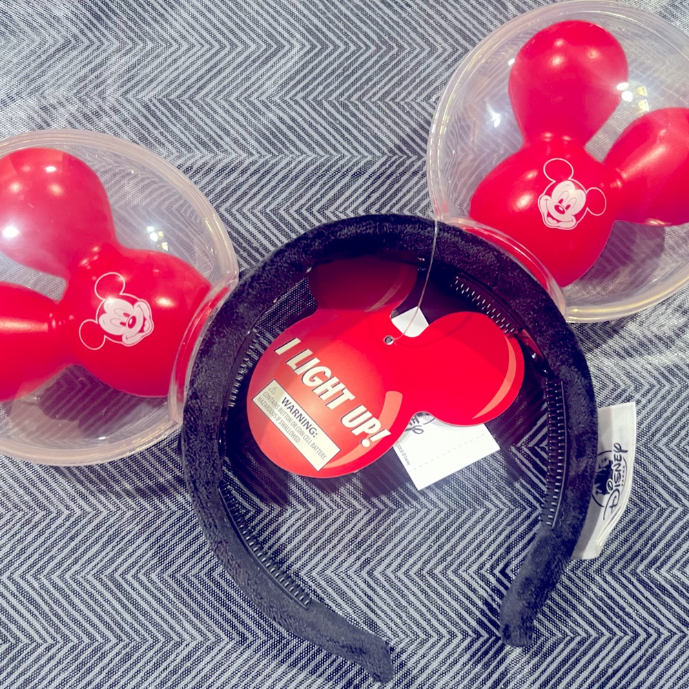 New Disneyland Mickey Mouse light up ears